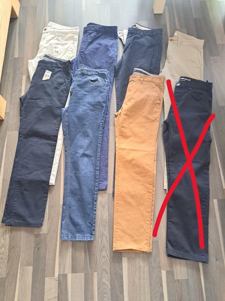 broeken heren, mt 29-30-31-32, Kleding | Heren, Ophalen of Verzenden, Zo goed als nieuw, Overige kleuren