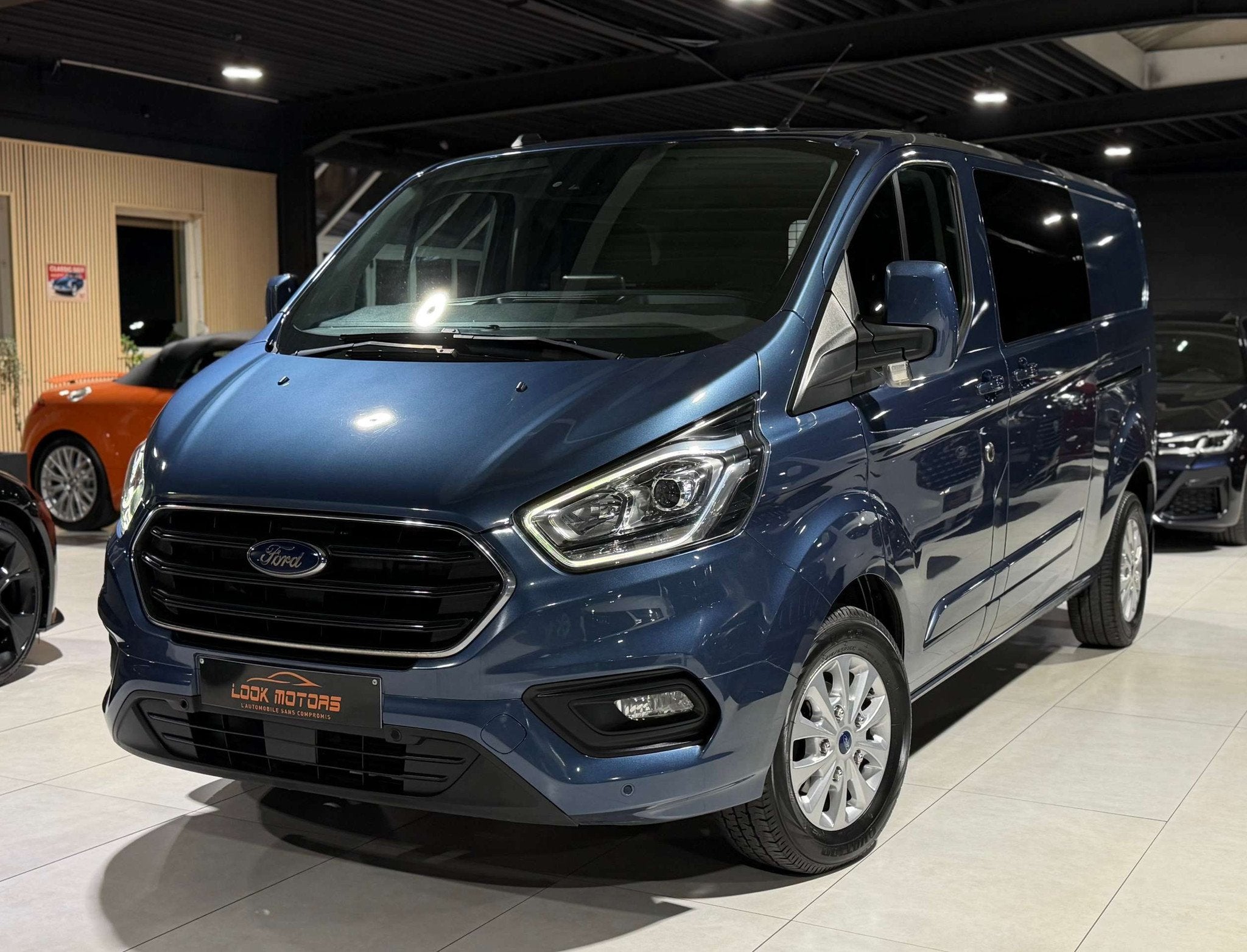 Ford Transit Custom 2.0 TDCi LONG CHASSIS XL 170CV BOITE AUT, Achat, 6 portes, Euro 6, Entreprise