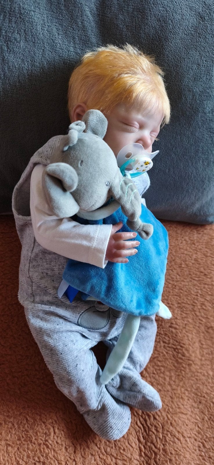 ❤️ Poupée Reborn Gabriel 47 cm ❤️, Envoi, Comme neuf, Poupée