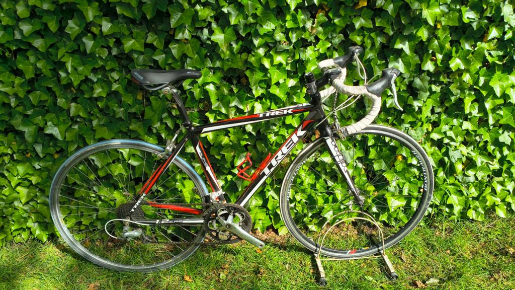Koersfiets trek, Enlèvement, Frein sur jante, Trek
