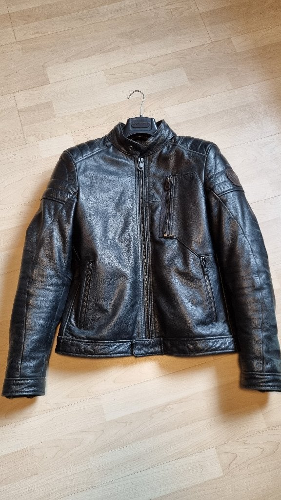 Motorjas rev'it naples maat 46 (S) KOOPJE!!!, Ophalen, Heren, Jas | leer, REV’IT!