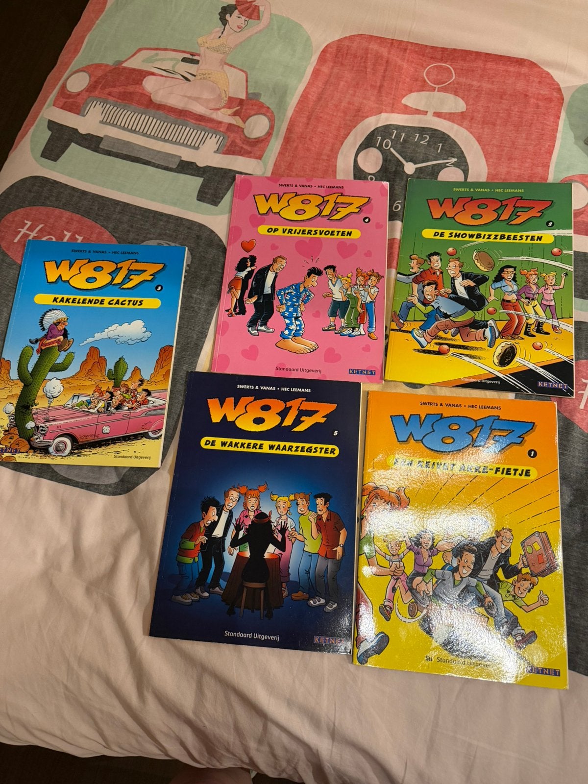 5 strips w817, Meerdere stripboeken, Ophalen of Verzenden, Zo goed als nieuw