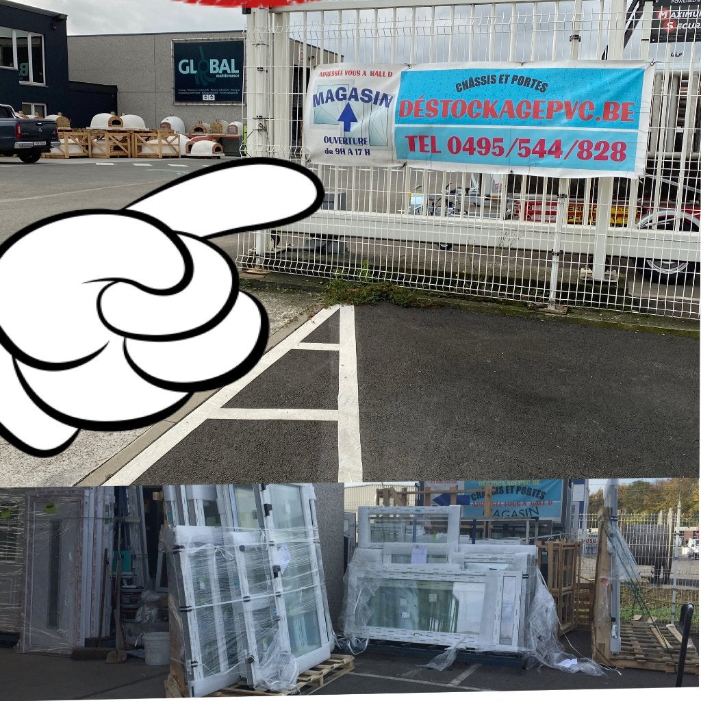 Déstockage de châssis et portes pvc grand stock, Enlèvement, Neuf