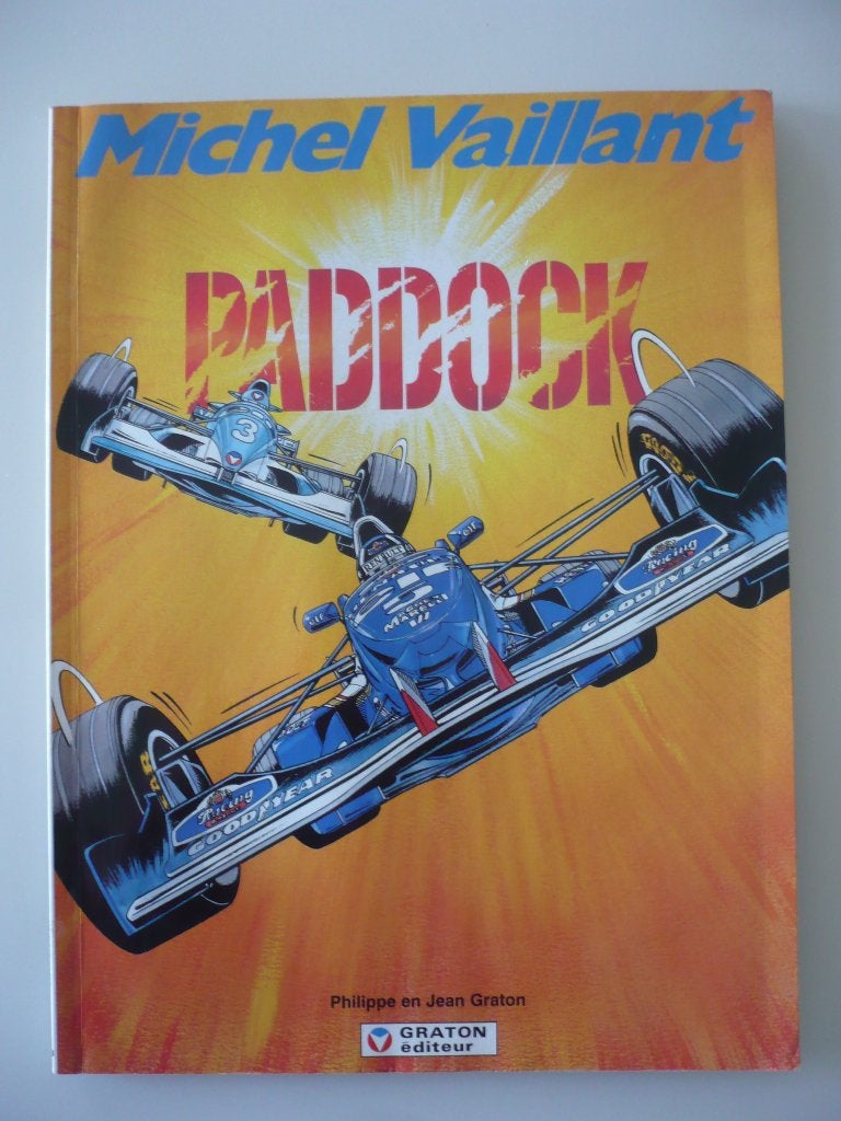 Michel Vaillant ( 58 Paddock)  eerste druk, Gelezen, Jean Graton, Eén stripboek, Ophalen of Verzenden