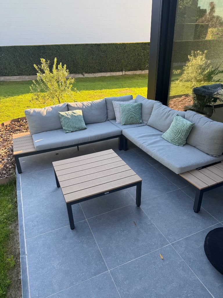 Lounge set, Tuin en Terras, Ophalen, Aluminium, Zo goed als nieuw, Loungeset