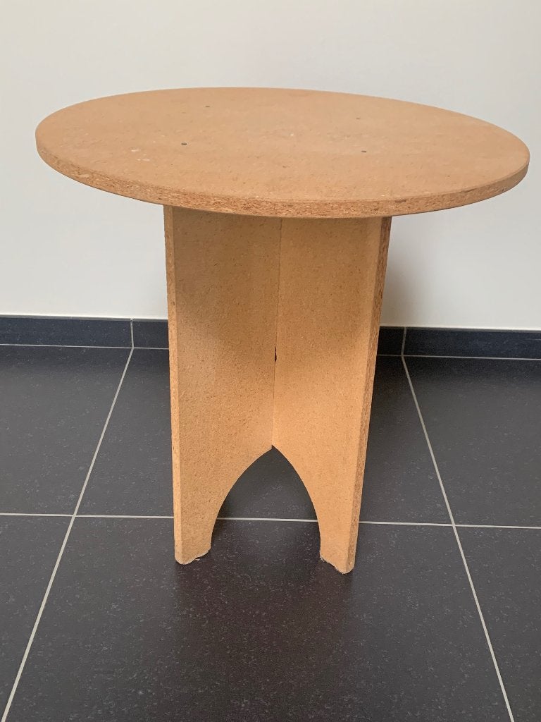 Table d'appoint, Maison & Meubles, Enlèvement, Utilisé, Rond, Bois