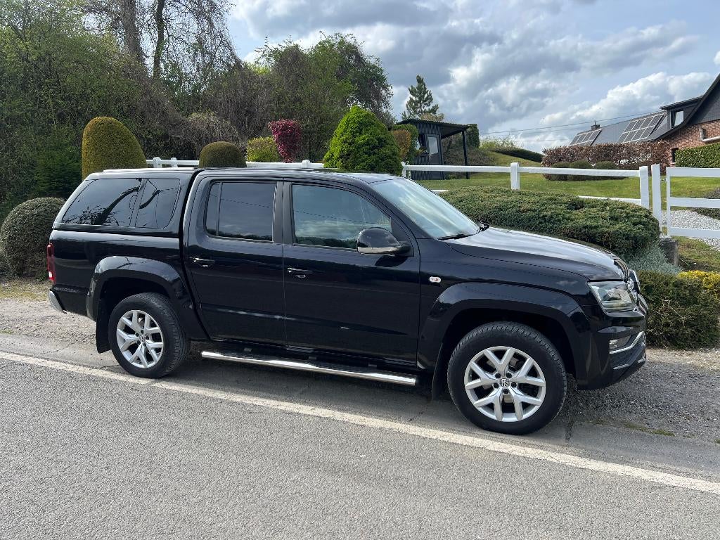 Volkswagen Amarok 3.0 V6 Hard TOP //  23200 HTVA, Auto's, Testrit aan huis, 4x4, Euro 6, Zwart