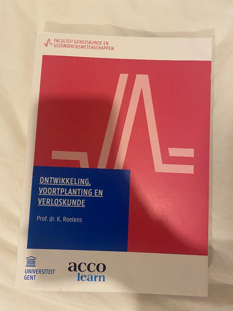 Ontwikkeling, voortplanting en verloskunde, Boeken, Overige vakken, Nieuw, Ophalen of Verzenden, Prof. Dr. K. Roelens