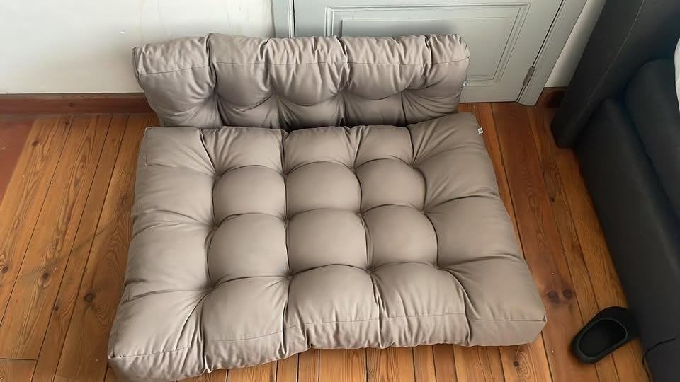 Set van 4 Palletkussensets (Zit- & Rugkussen), Ophalen, Zo goed als nieuw