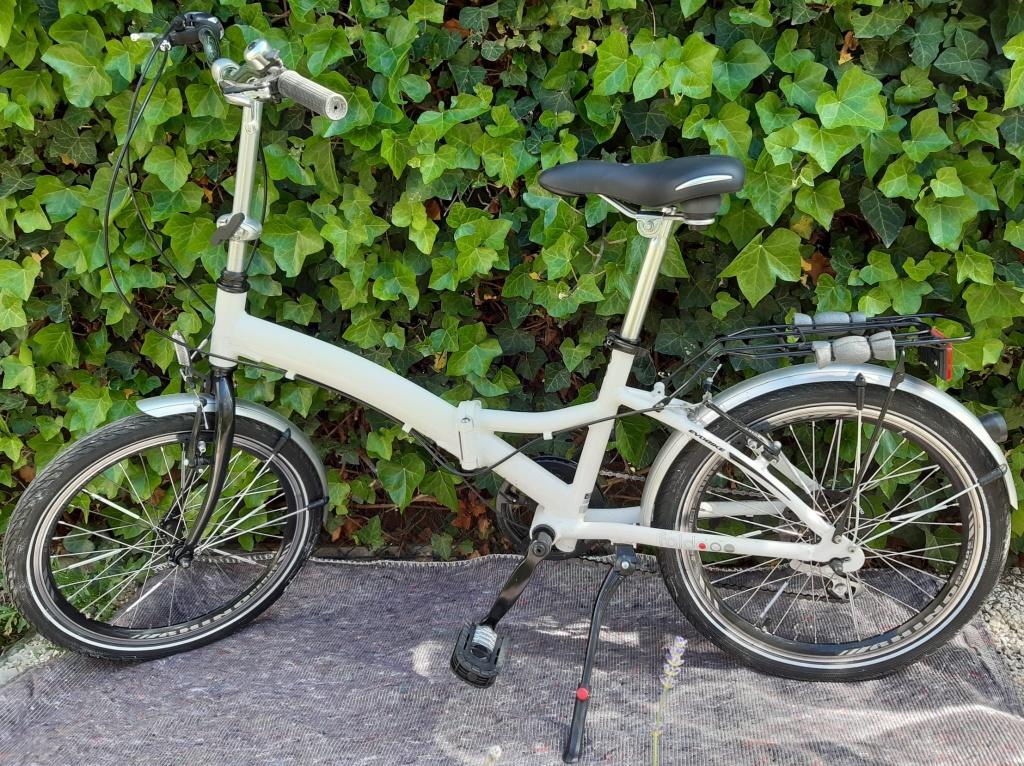 Nieuwe Foldo plooifiets – (nooit gebruikt), Fietsen en Brommers, Fietsen | Vouwfietsen, 20 inch of meer, Velgrem, Versnellingen