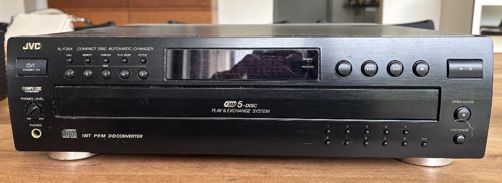 JVC 5-disc CD speler, Audio, Tv en Foto, Cd-spelers, Ophalen, Gebruikt, JVC, Wisselaar