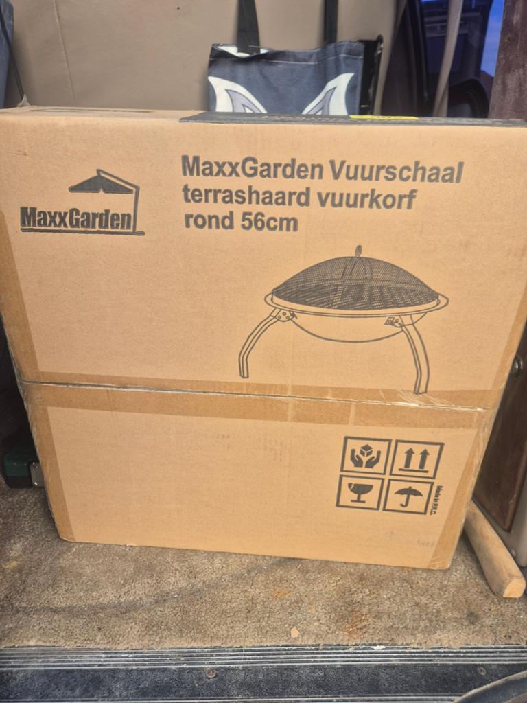 Vuurkorf % terrashaard, Ophalen