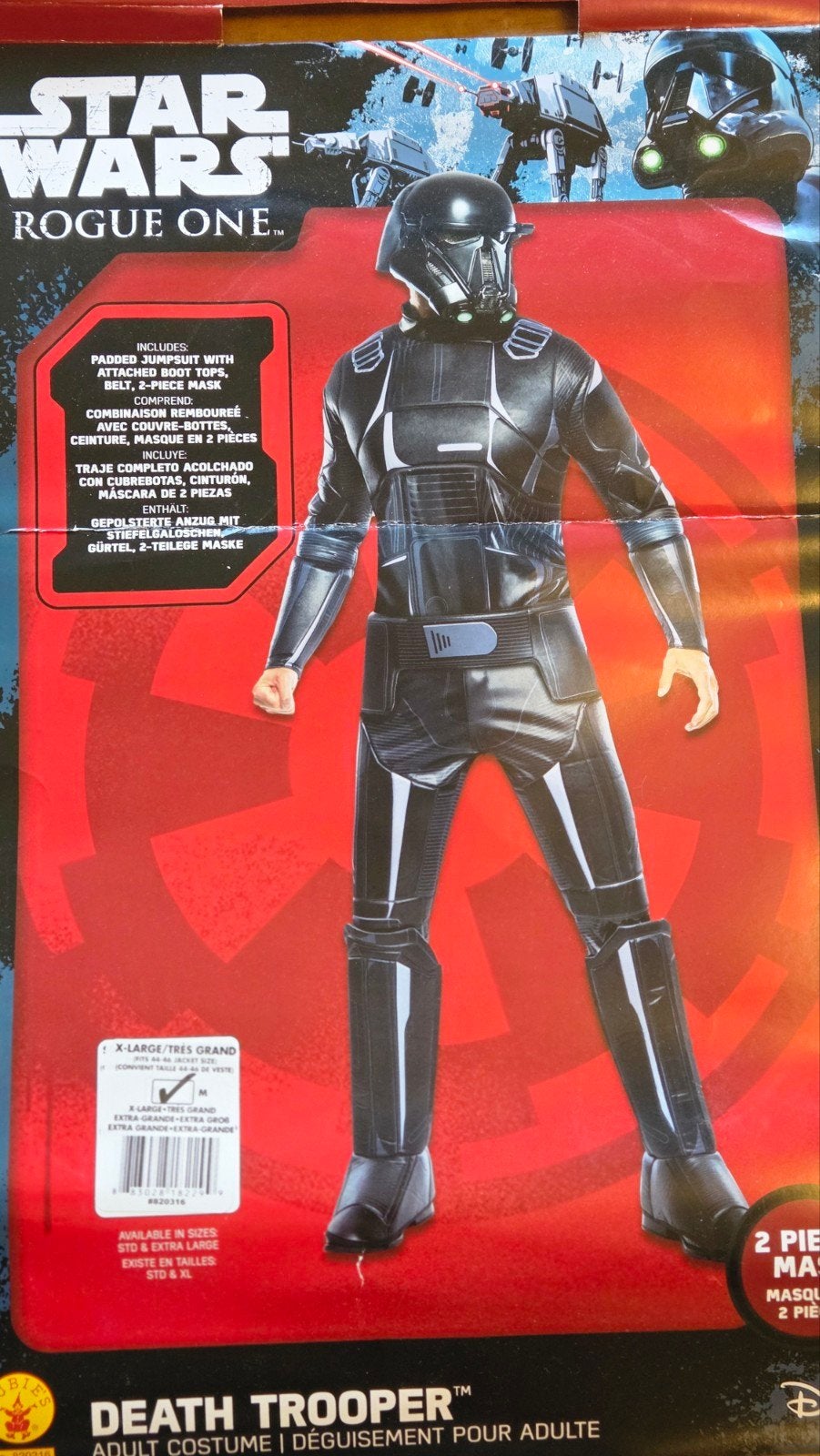 Star Wars Rogue One Death Trooper Kostuum+masker, Vêtements | Hommes, Enlèvement