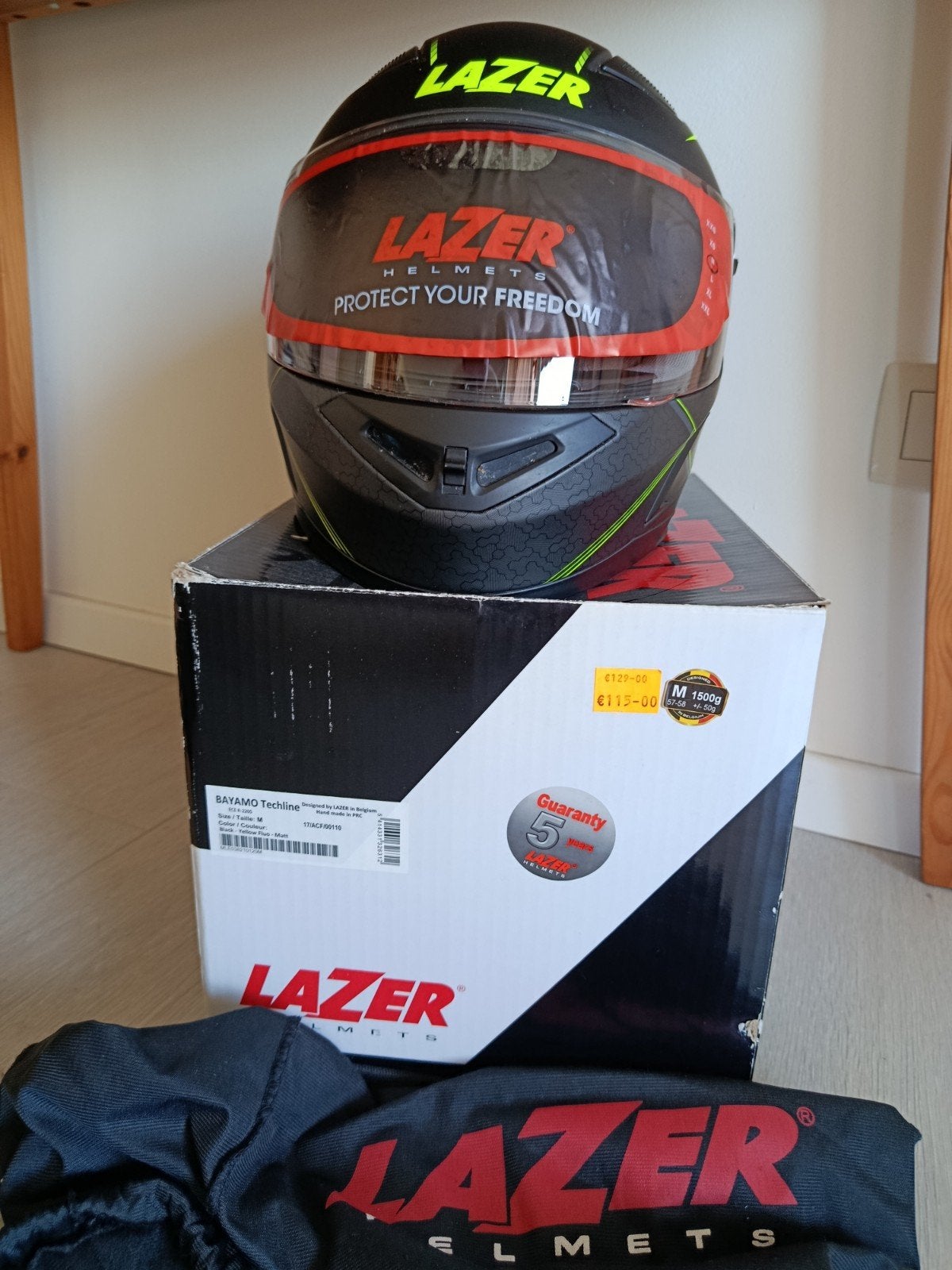 Motorhelm Lazer (maat M), Lazer, M, Dames, Integraalhelm