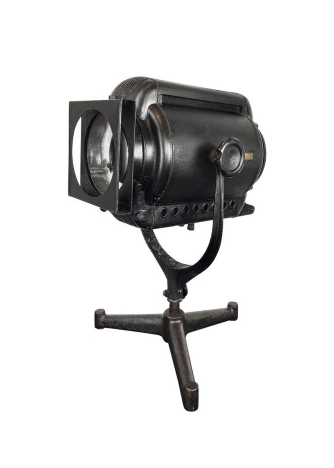 XL 1950s Theaterspot op Voet (72cm H) ADB - WERKEND, Ophalen