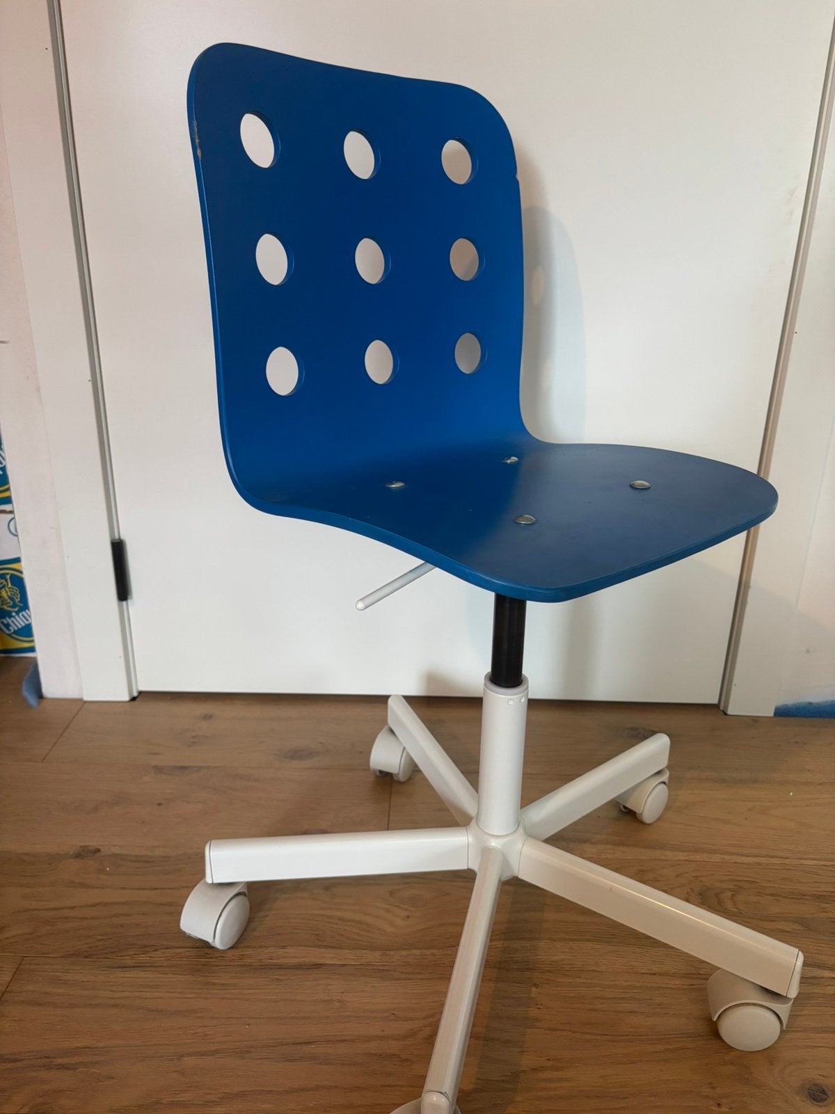 Bureaustoel kind blauw, Ophalen, Gebruikt, Blauw, Bureaustoel