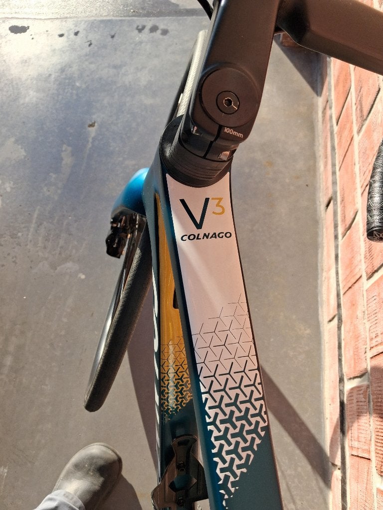 Koersfietrs Colnago V3 te koop als nieuw, Fietsen en Brommers, 28 inch, 10 tot 15 versnellingen, 49 tot 53 cm, Zo goed als nieuw