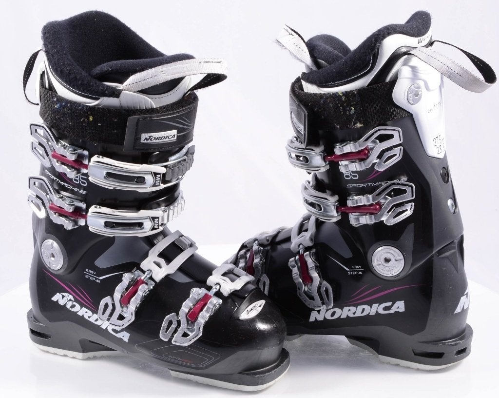 38;38.5 Chaussures de ski EU pour femmes NORDICA SPORTMACHIN, Carving, Utilisé, Nordica, Chaussures
