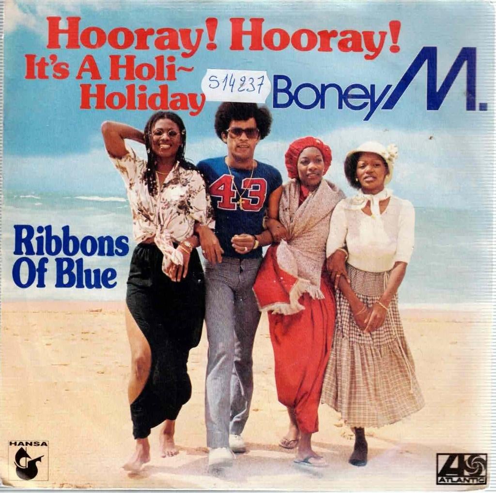 Vinyl, 7"  /  Boney M. – Hooray! Hooray! It's A Holi~Holiday, Ophalen of Verzenden, 1970 - 1979, Gebruikt, 7 inch