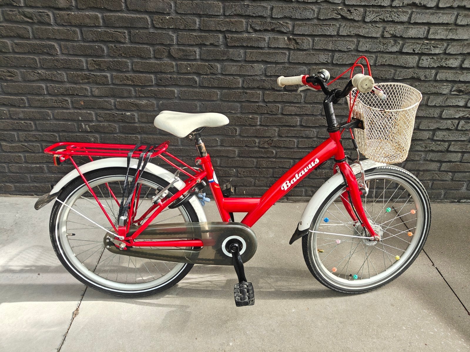 meisjesfiets 22inch, Fietsen en Brommers, Ophalen, 22 inch, Gebruikt, Velgrem