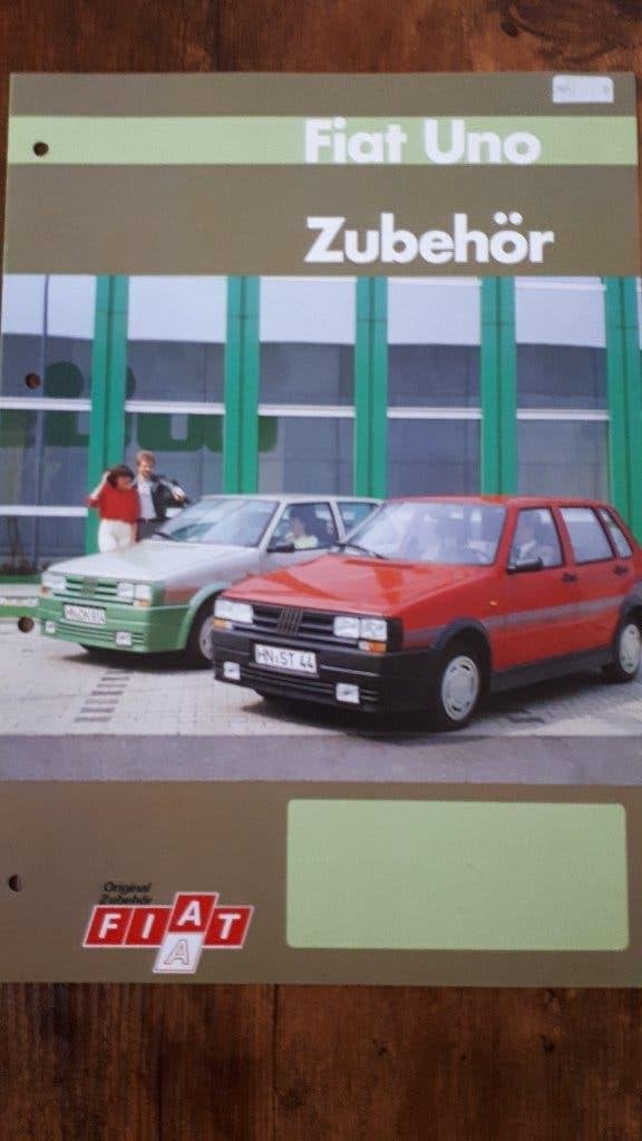 Accessoires FIAT UNO 1984, Livres, Enlèvement ou Envoi, Neuf, Autres marques