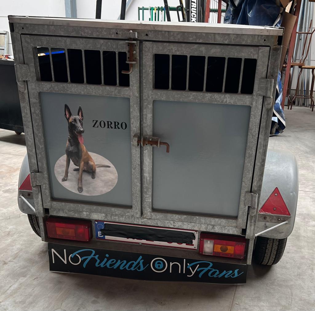 Honden remorque, Ophalen, Zo goed als nieuw