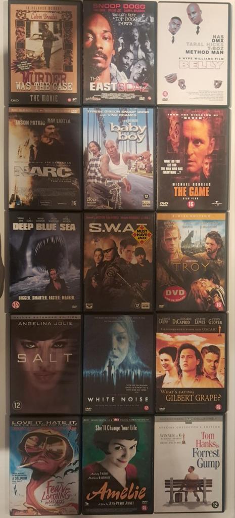 Lot DVD's (142 stuks/diverse genres), Ophalen