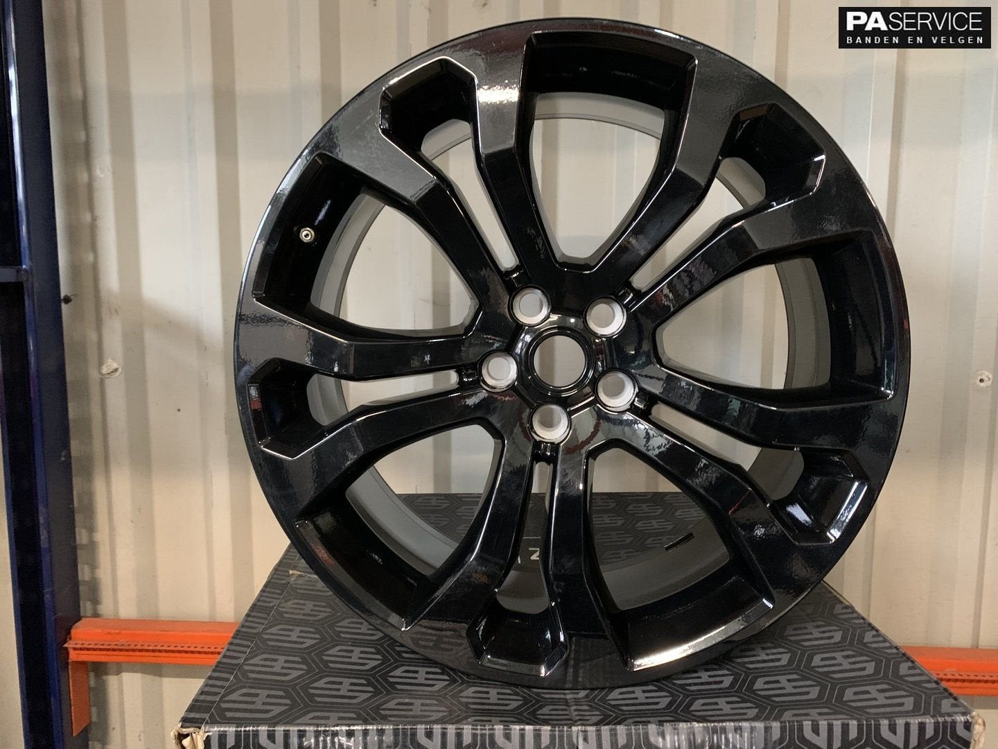 Demo Originele 22 inch Gloss Black Range Rover 5014 velgen, Pneus et Jantes, -, Autres dimensions, Utilisé