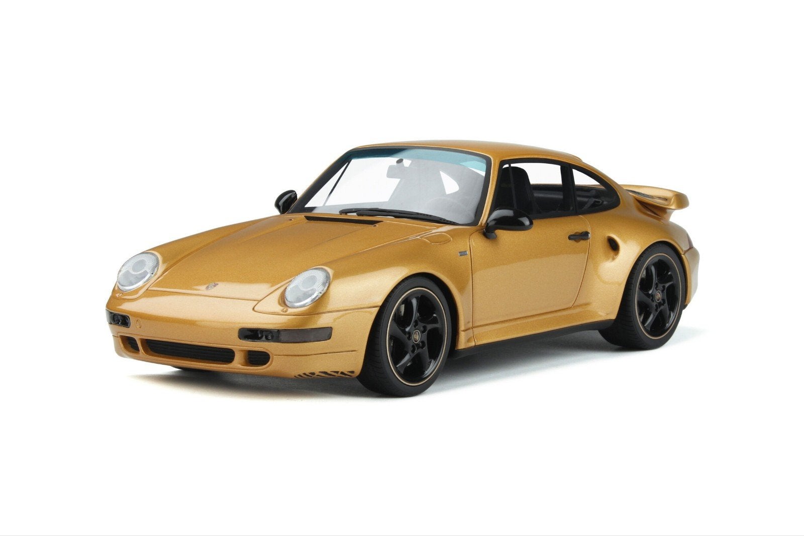 Porsche 993 Turbo S GT Spirit 1/18 édition dorée (GT836), Enlèvement ou Envoi, Neuf, Voiture, Autres marques