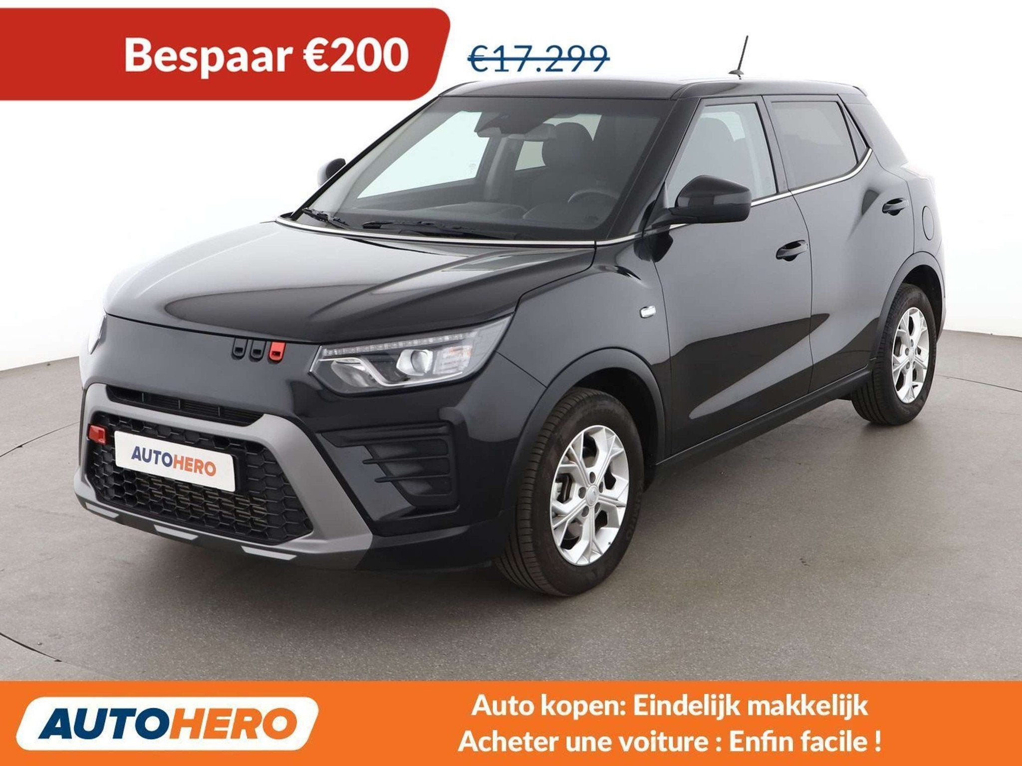 KGM Tivoli 1.5 T-GDi (bj 2025), Auto's, Overige Auto's, 135 pk, Gebruikt, Zwart, Zwart