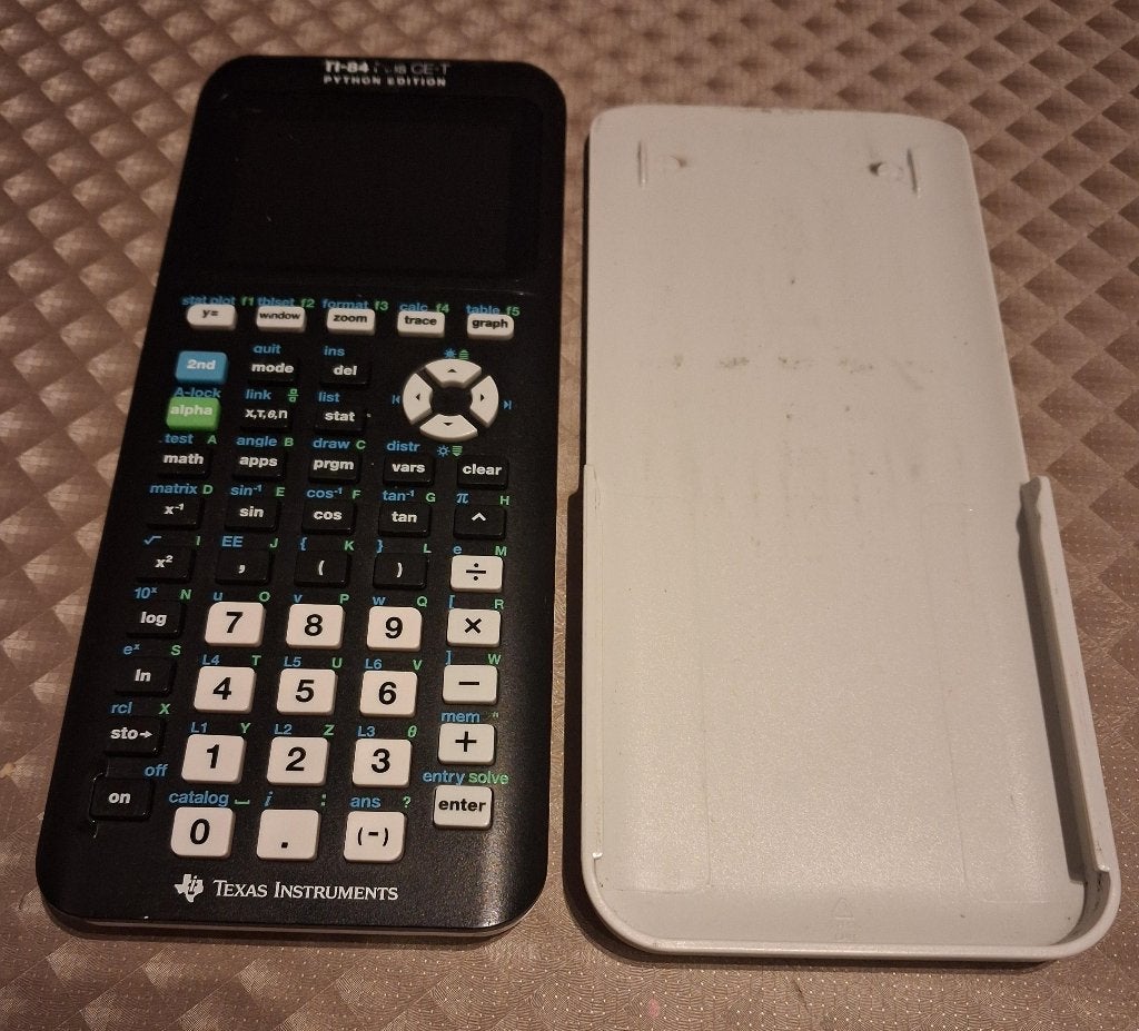 rekenmachine ti-84 plus CE-T, Ophalen, Grafische rekenmachine, Gebruikt