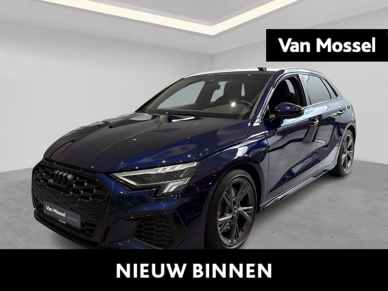 Audi S3 2.0 TFSI S3 S tronic quattro Sportback, Automaat, Stof, Gebruikt, Zwart
