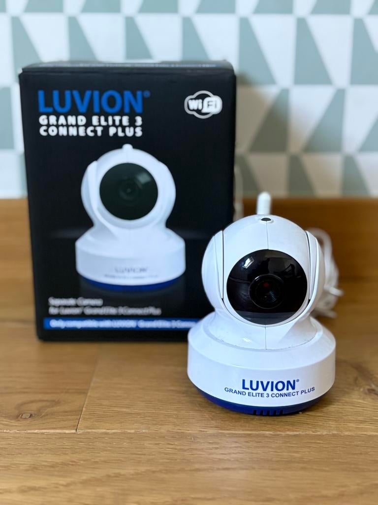 Luvion Grand Elite 3 - Connect plus, Kinderen en Baby's, Babyfoons, Ophalen, Zo goed als nieuw, Camera