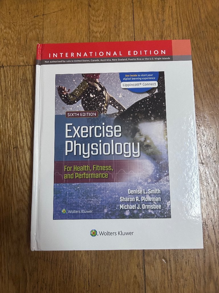 Exercise physiology, Boeken, Ophalen, Zo goed als nieuw