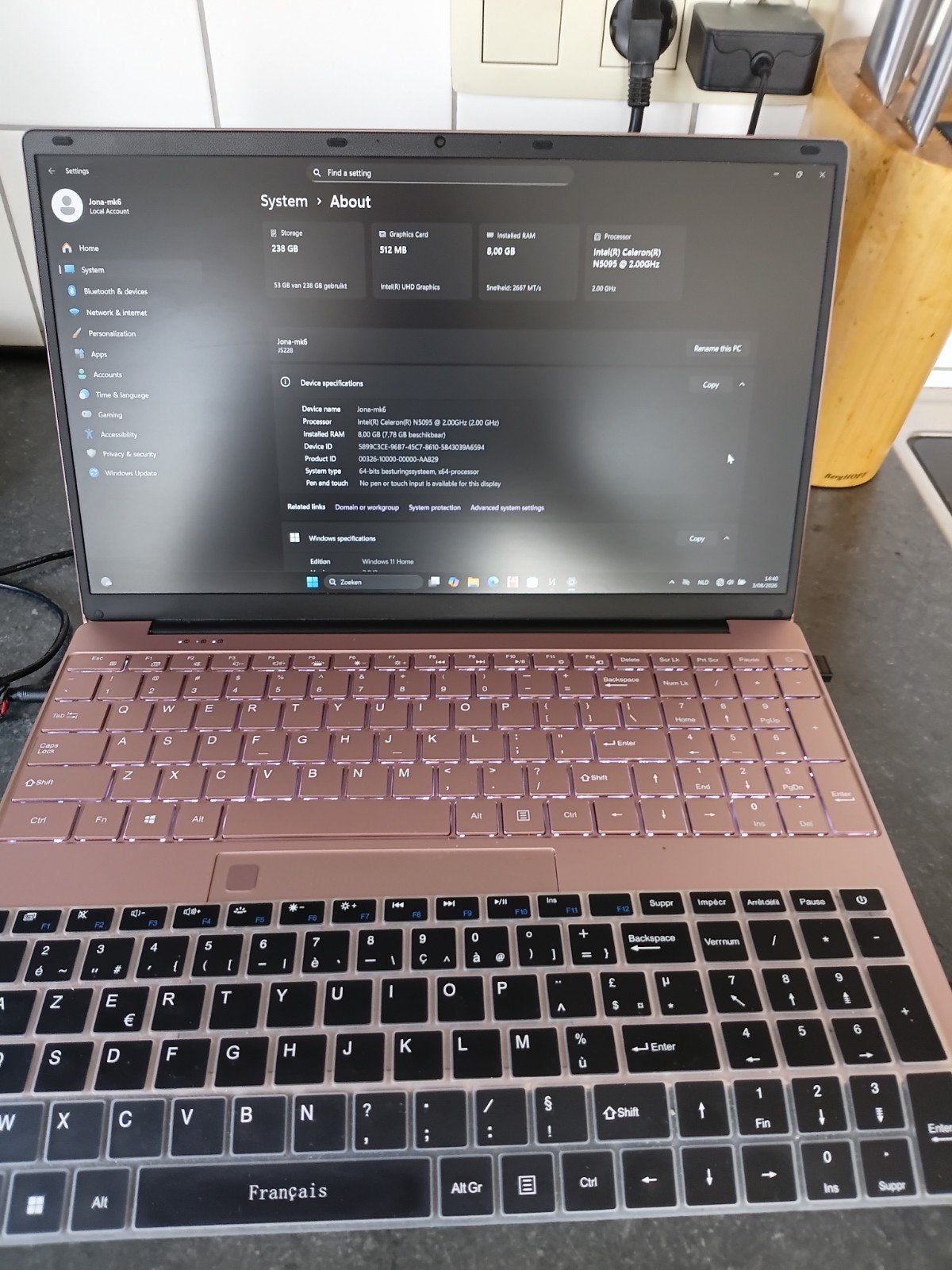 Laptop 15"6 inch, Computers en Software, Windows Tablets, Ophalen