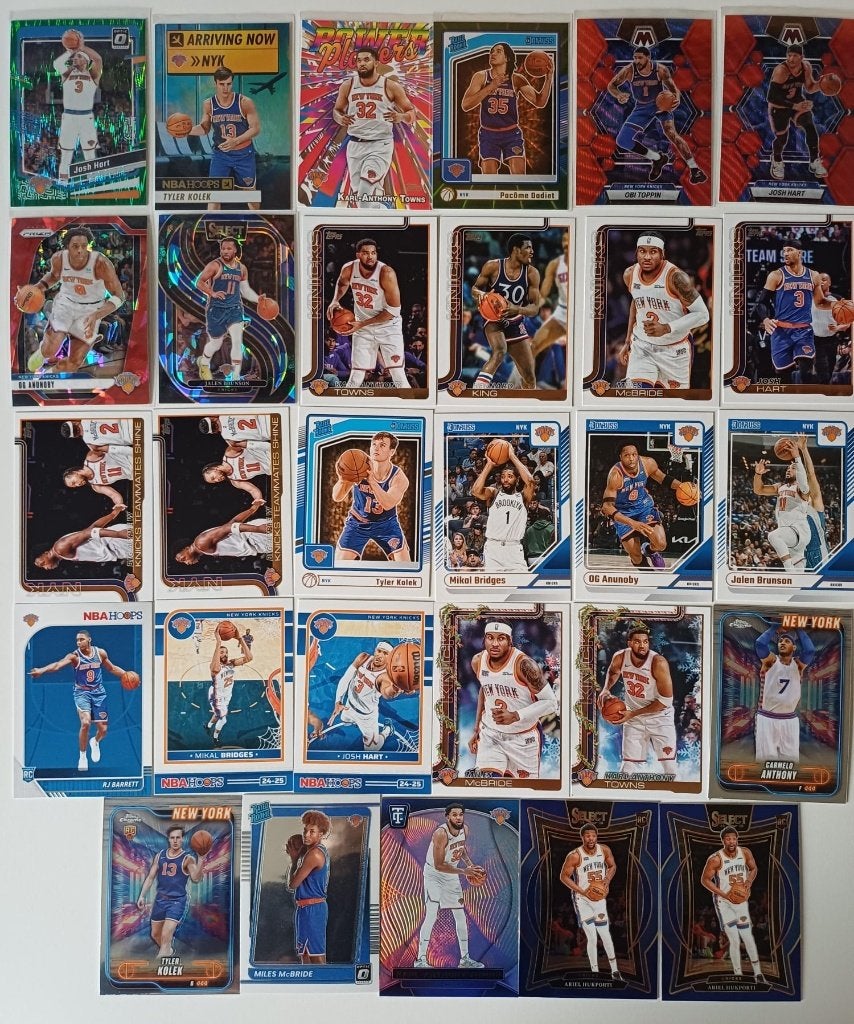 NBA cards New York Knicks, Enlèvement, Neuf, Plusieurs images