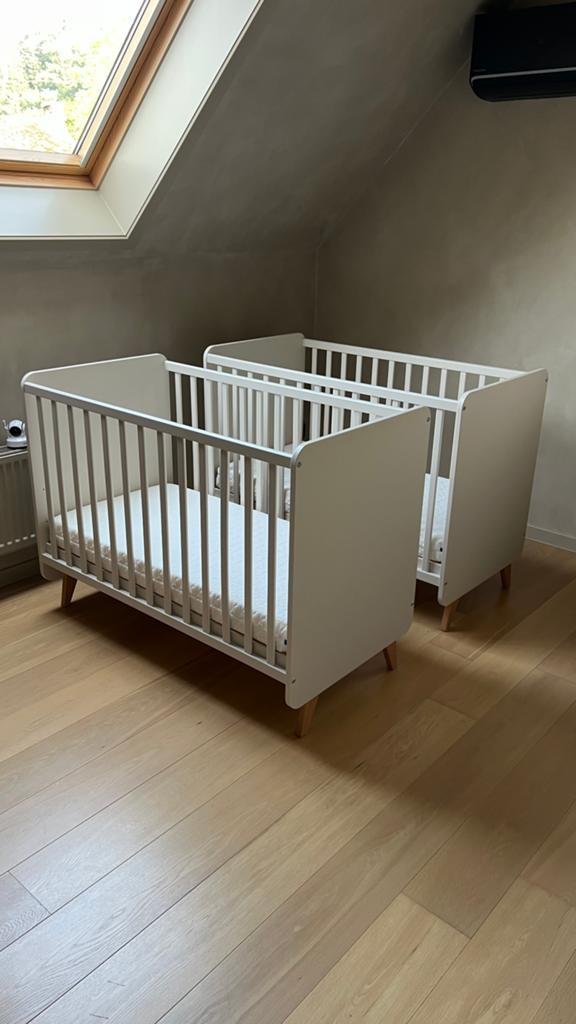 Quax Loft Clay 60x120 bed + commode, Enfants & Bébés, Berceaux & Lits, Comme neuf, Enlèvement
