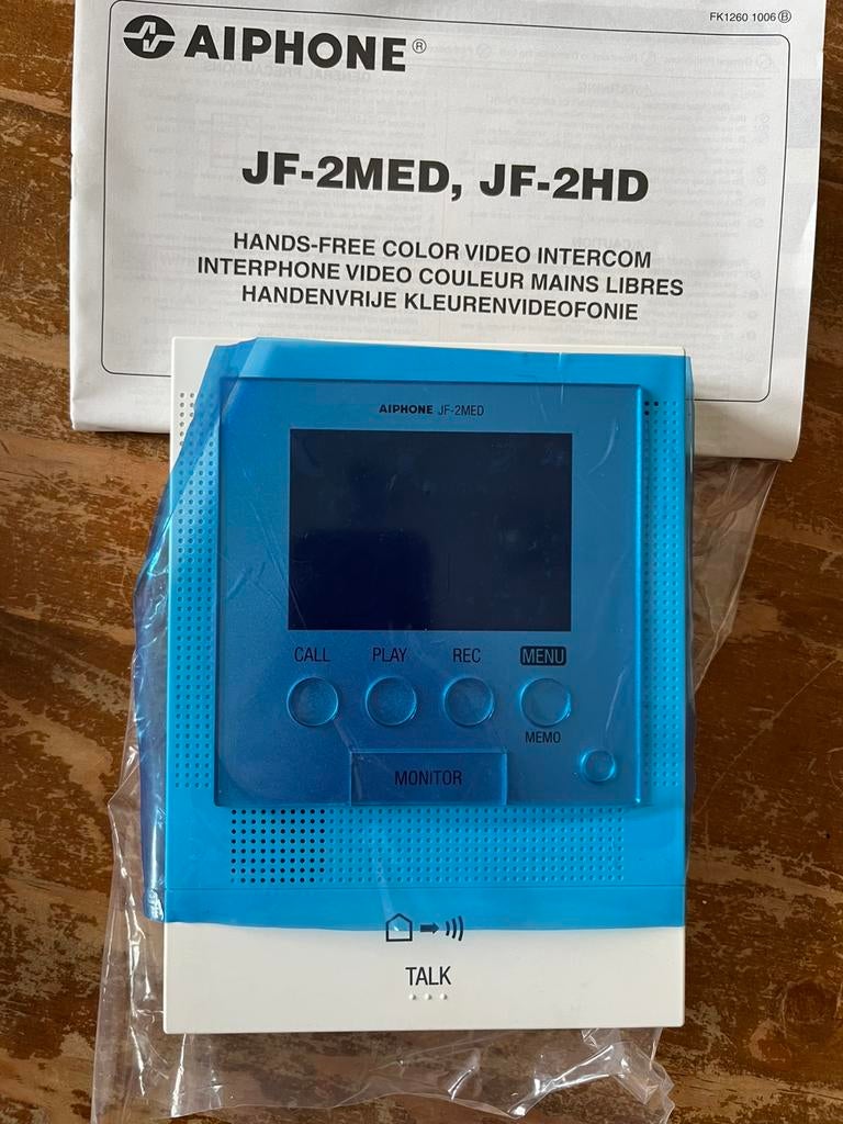 Ecran Aiphone JF2MED, Enlèvement, Fonction de conversation, Neuf, Filaire