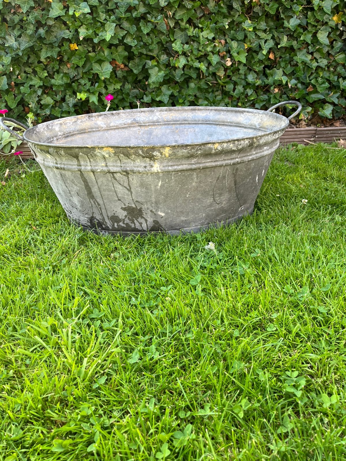 Grote gegalvaniseerde kuip, Tuin en Terras, Ophalen, Gebruikt