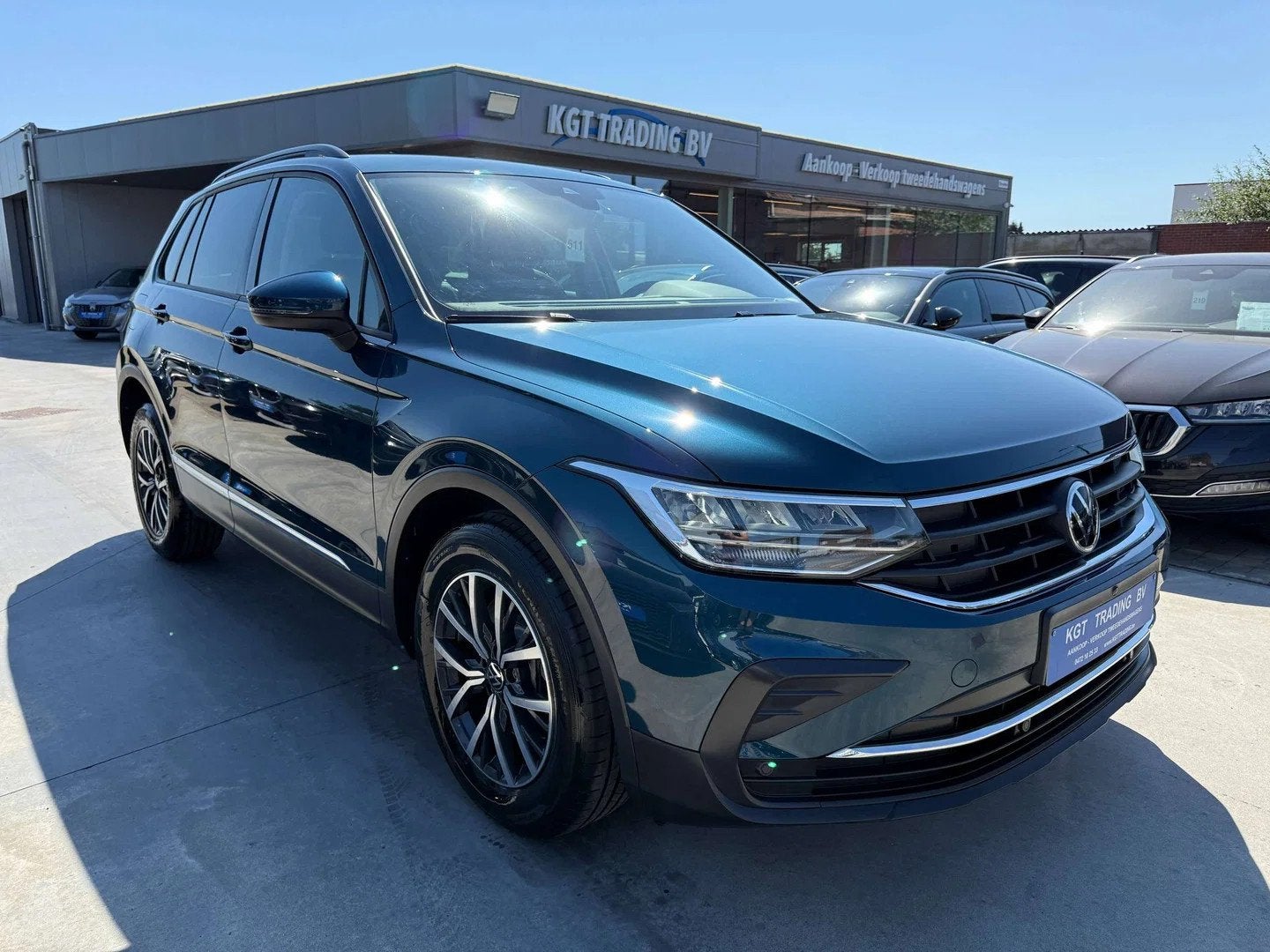 Volkswagen Tiguan 1.4i E-HYBRID AUTOMAAT NAVIGATIE FULL LED, Automaat, Gebruikt, Blauw, Leder