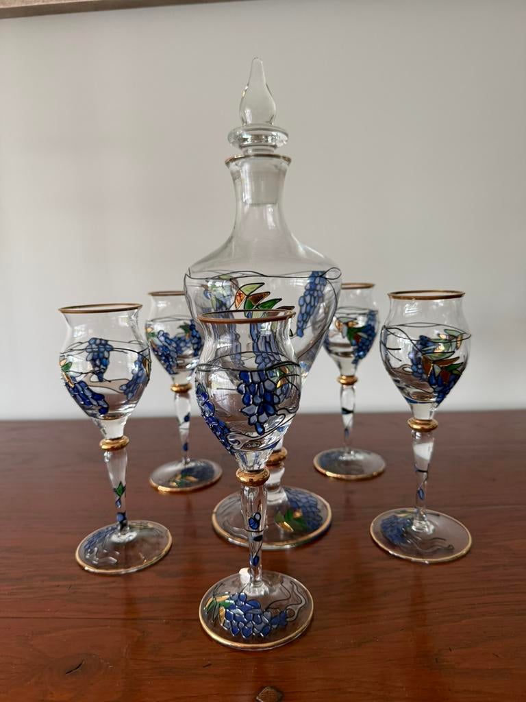 Art nouveau karaf.   Paul nagel, Antiek en Kunst, Ophalen