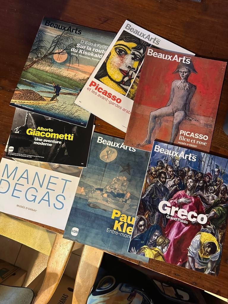 Lots 7 beaux suppléments Beaux Arts Magazine, Ophalen of Verzenden, Zo goed als nieuw