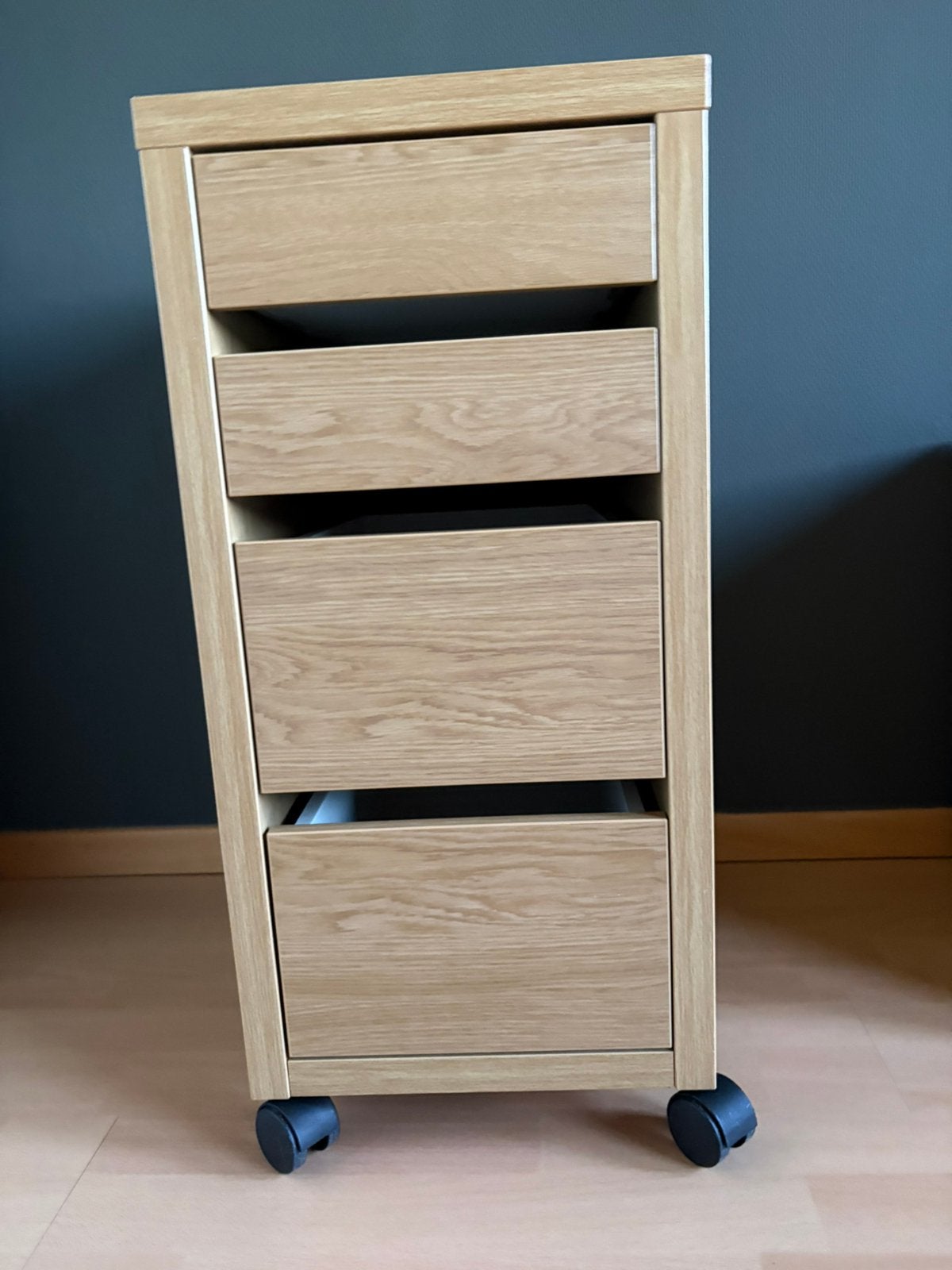 Commode - bois de hêtre, Maison & Meubles, 3 ou 4 tiroirs, 25 à 50 cm, Moins de 100 cm, Enlèvement