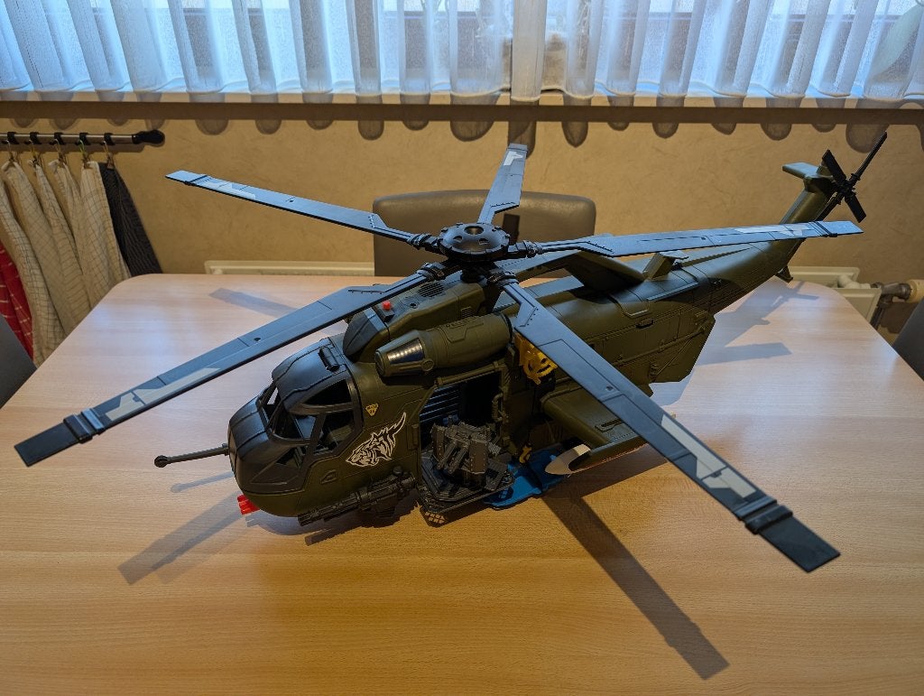 Soldier Force L et S Air Command Combat Copter (GI Joe), Collections, Jouets miniatures, Utilisé, Enlèvement ou Envoi