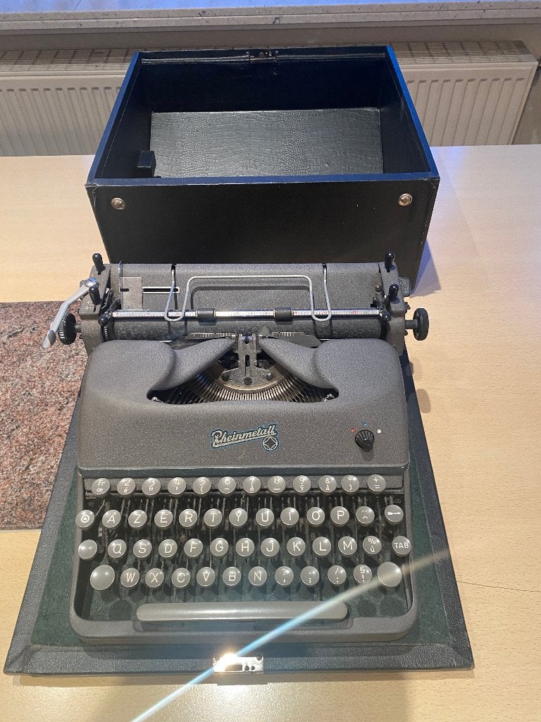 Vintage typemachine Rheinmetall, Diversen, Ophalen, Gebruikt