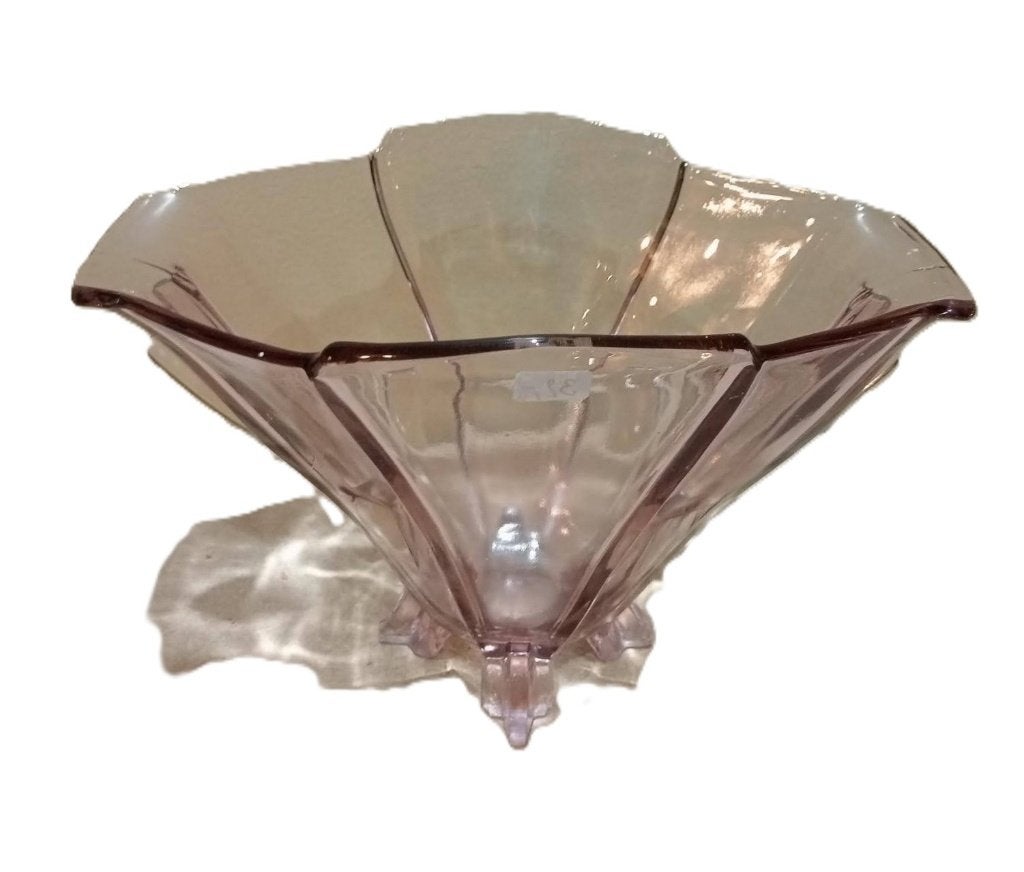 Coupe en verre, style Art Déco., Enlèvement ou Envoi