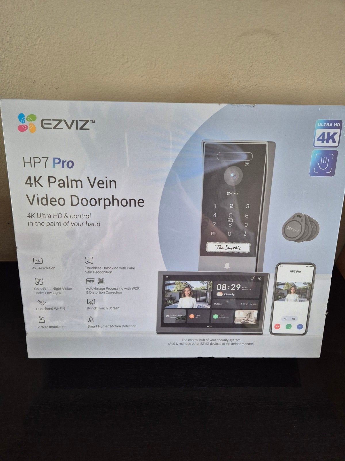 Ezviz HP7 Pro Video Doorphone - hightec deurbel, Maison & Meubles, Enlèvement ou Envoi, Capteur de détection de mouvement, Neuf