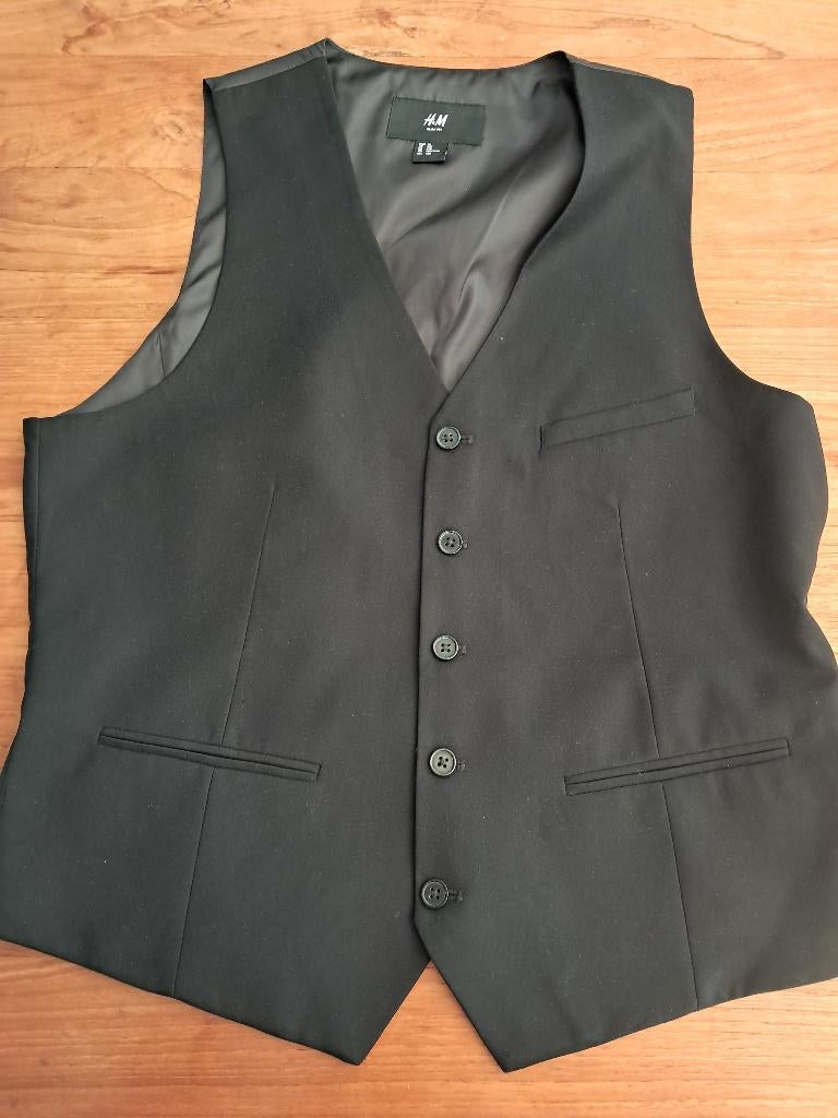 zwarte ondervest H&M heren, Kleding | Heren, Kostuums en vesten, Maat 48/50 (M), Zwart, Ophalen of Verzenden, H&M