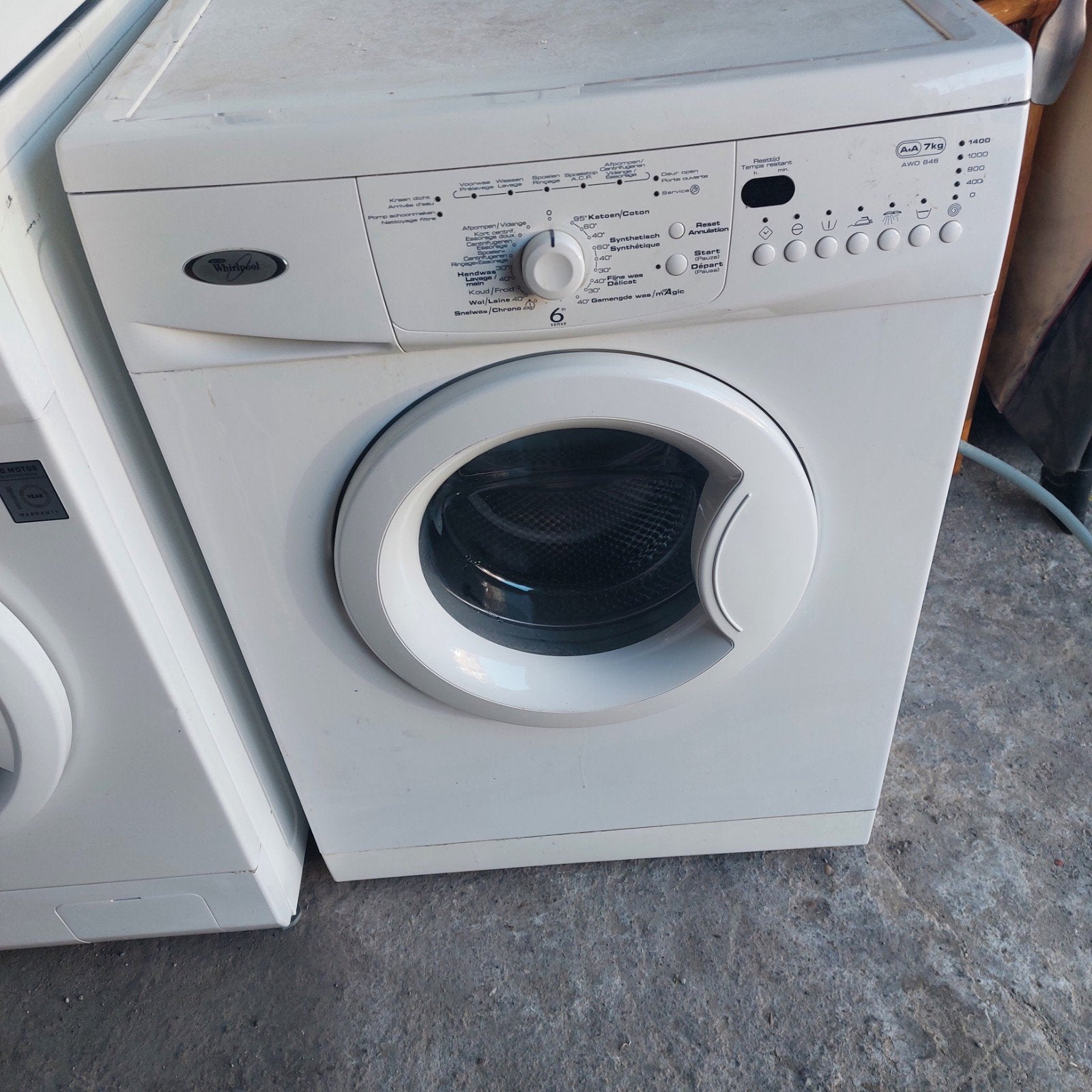 wasmachine whirlpool A+A 7kg type AWD 846, Elektronische apparatuur, Ophalen