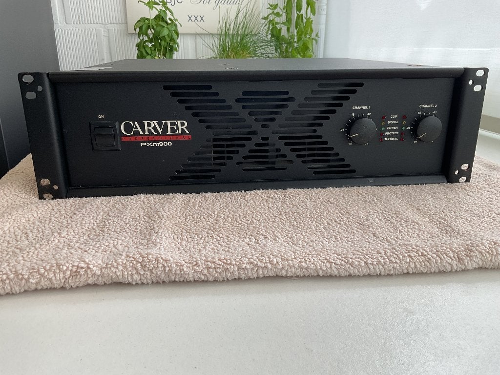 Versterker Carver Pxm900 1500W & 15 band EQ Ross, Ophalen, Gebruikt, 1000 watt of meer, P.A.
